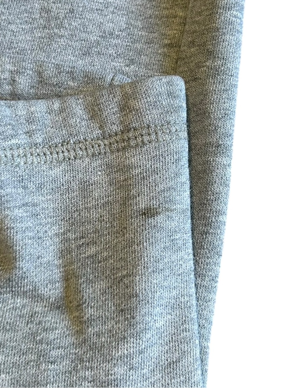 Y2K Nike Gray Wide Leg Fleece Sweatpants Womens Medium - Picture 5 of 13